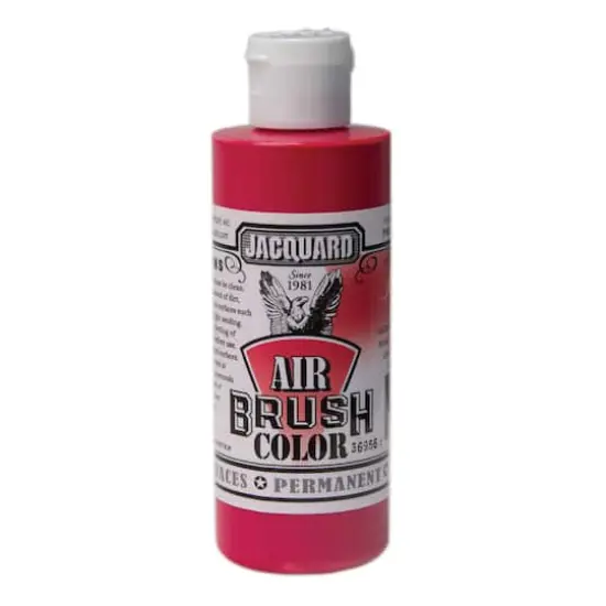 Jacquard Airbrush Color, 4oz. Iridescent Red {1}