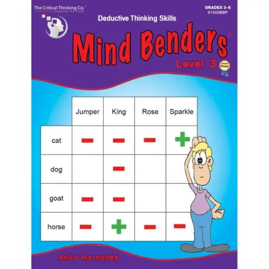 The Critical Thinking Co.&trade; Mind Benders&reg; Level 3, Grades 3-6 {1}