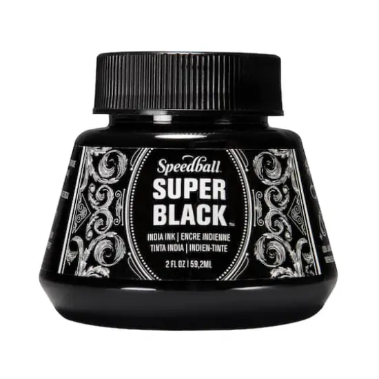 Speedball&reg; Super Black India Ink {1}