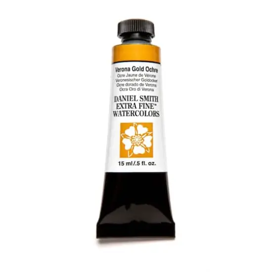 Daniel Smith Extra Fine™ Watercolor Paint, 15mL Verona Gold Ochre {1}