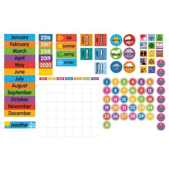 Magnets Tools&trade; Giant Magnetic Calendar Set {3}