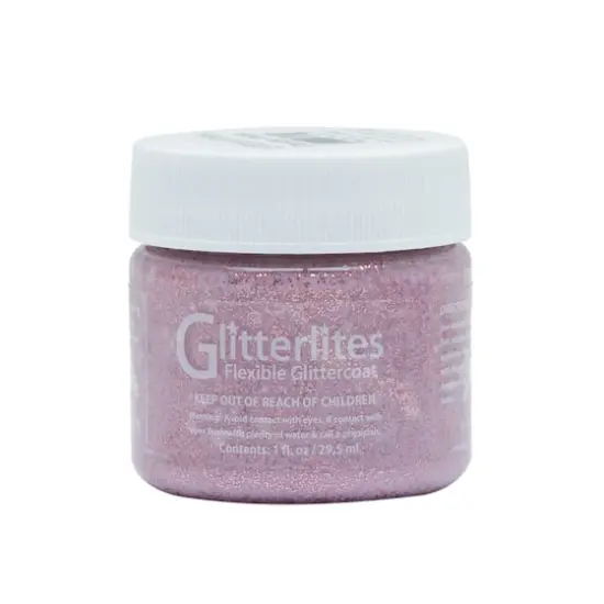 Angelus&reg; Glitterlites Flexible Glittercoat Razzberry {2}