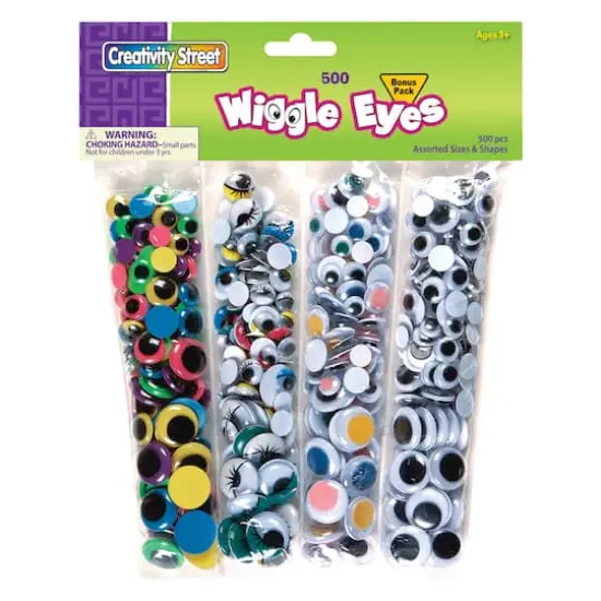 Creativity Street&reg; 500 Wiggle Eyes Bonus Pack {1}