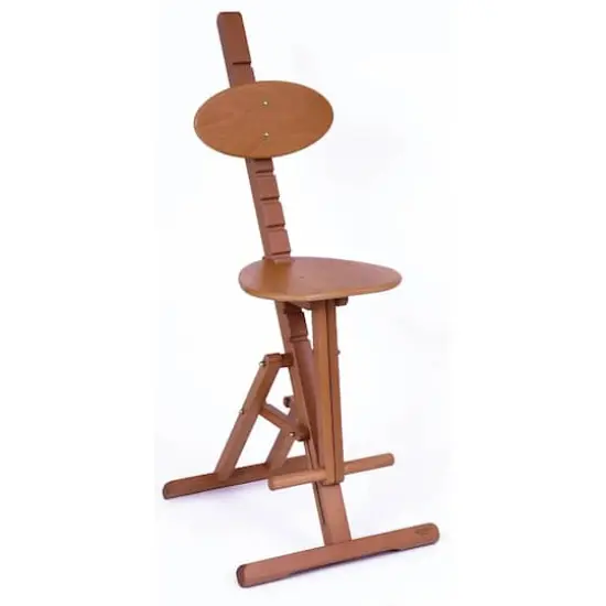 Mabef Adjustable Wooden Art Stool {1}