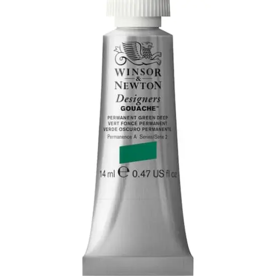 Winsor & Newton&reg; Designers Gouache Permanent Green Deep {1}