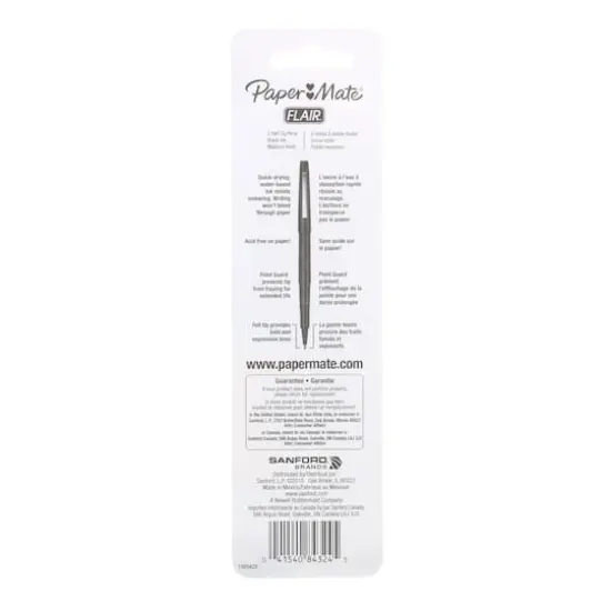 Paper Mate&reg; Flair&reg; Black Felt Tip Pens, 2ct. {3}