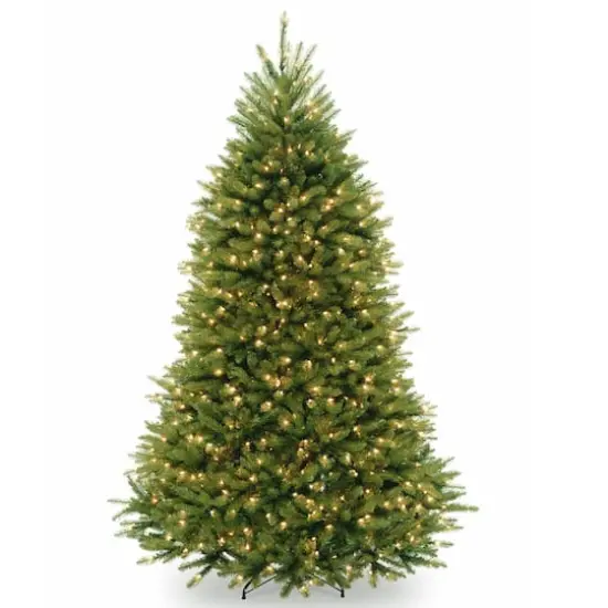 7.5 ft. Pre-Lit PowerConnect&trade; Dunhill&reg; Fir Artificial Christmas Tree, Clear Lights {1}