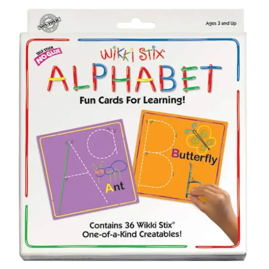 Wikki Stix&reg; Alphabet Cards Set {1}