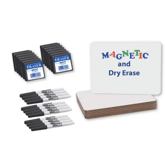 Magnetic Dry Erase Board, Set of 12 {1}