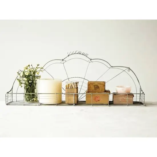 Hello Honey&reg; Galvanized Metal Shelf {3}