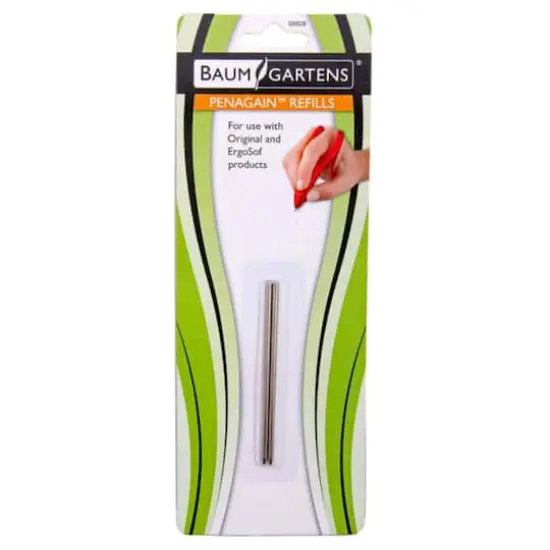 Baum Gartens&reg; The Original PenAgain&trade; Black Ink Refills, 12 Packs {3}