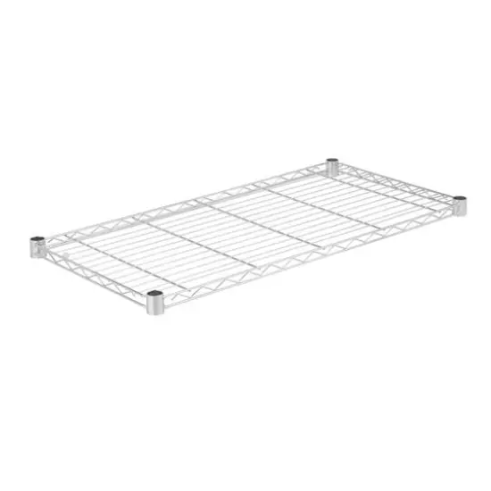 Honey Can Do 18" x 36" Chrome Steel Shelf, 350lb. {1}