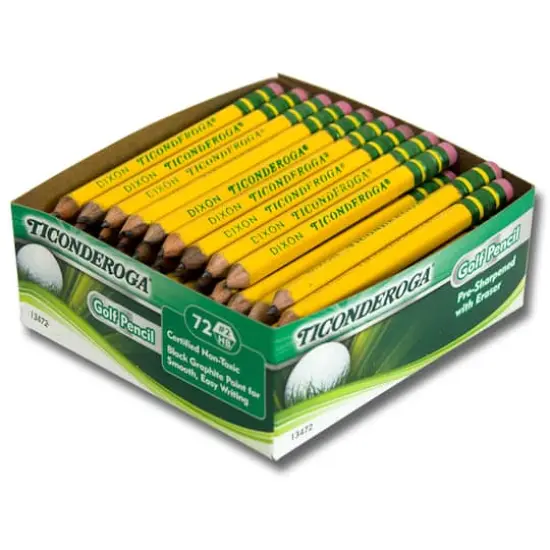 Ticonderoga&reg; Golf Pencils, Box of 72 {1}