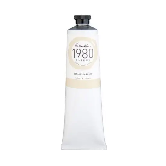Gamblin 1980 Oil Color, 150ml Titanium Buff {1}