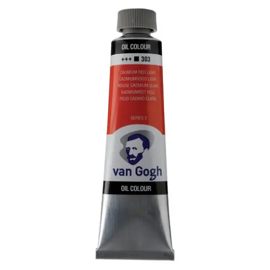 Van Gogh Oil Colour, 40mL 303 Cadmium Red Light {1}