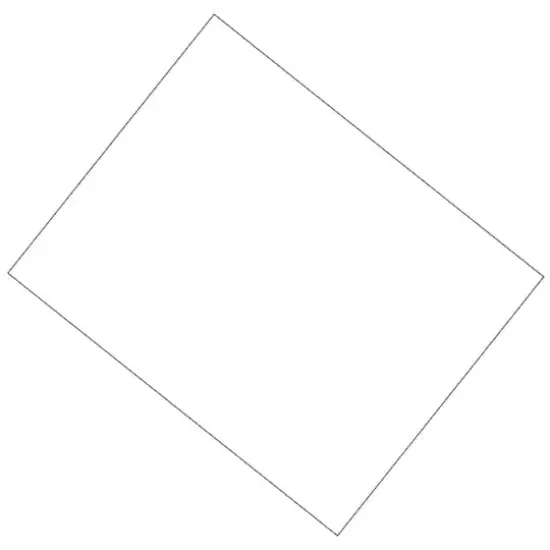 White Pacon Coated Poster Board, 22" x 28", Pack of 25 {1}