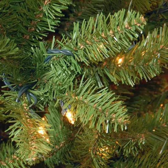 10 ft. Pre-lit Kingswood Fir Pencil Artificial Christmas Tree, Clear Lights {3}