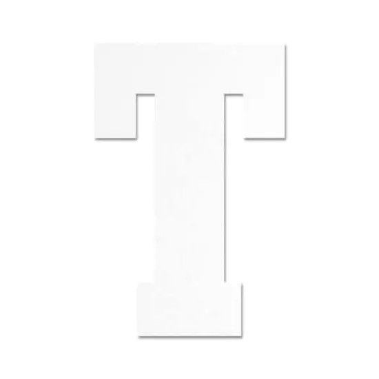 13" White MDF Uppercase Letter by Make Market&reg; T {1}