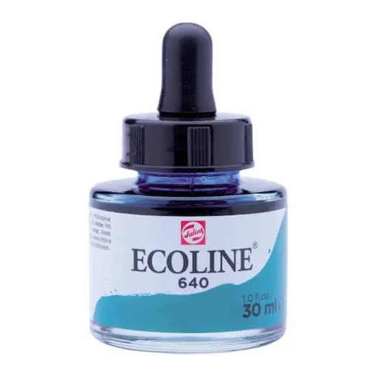 Ecoline&reg; Liquid Watercolour, 30ml Jar Bluish Green {1}