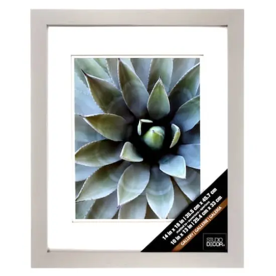 Gray Gallery Wall Frame with Double Mat by Studio D&eacute;cor&reg; {1}