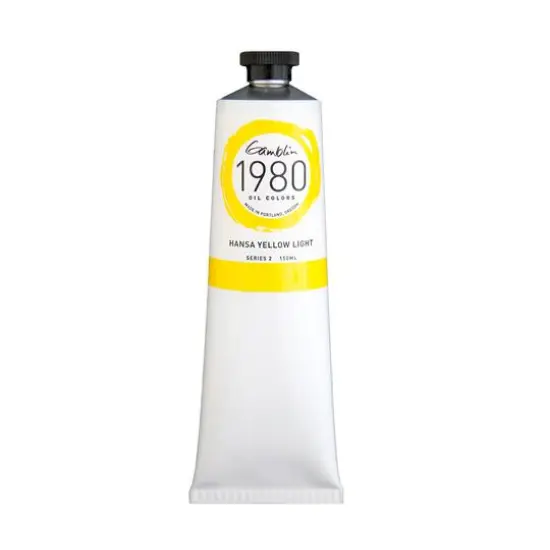 Gamblin 1980 Oil Color, 150ml Hansa Yellow Light {1}