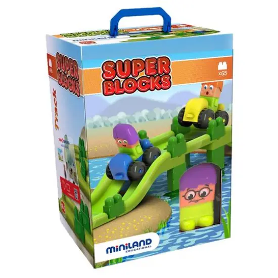Miniland Super Blocks Jumpy Track Set {3}