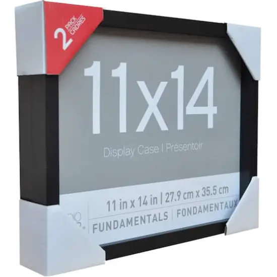 2 Pack Fundamentals 11" x 14" Black Shadow Boxes by Studio D&eacute;cor&reg; {3}