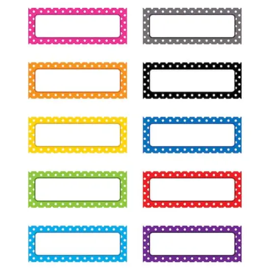 Polka Dots Magnetic Labels {1}