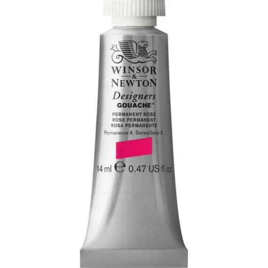 Winsor & Newton&reg; Designers Gouache Permanent Rose {1}