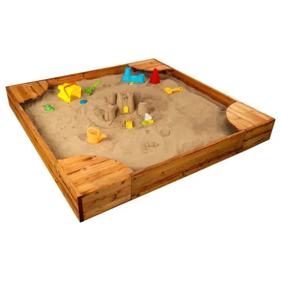 KidKraft Backyard Sandbox, Honey {1}