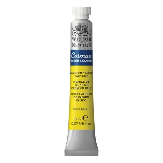 Winsor & Newton&reg; Cotman&reg; Watercolor, 8mL Cadmium Yellow Pale Hue {1}