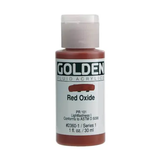 Golden&reg; 1oz. Fluid Acrylics Red Oxide {1}