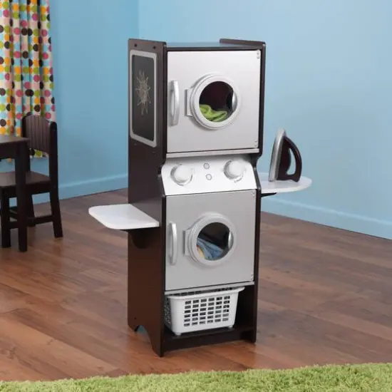 KidKraft Espresso Laundry Play Set {6}