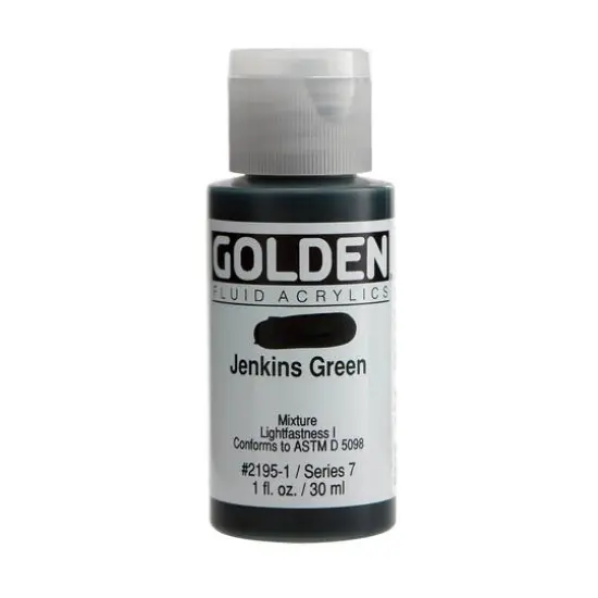 Golden&reg; 1oz. Fluid Acrylics Jenkins Green {1}
