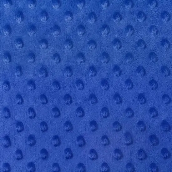Royal Blue Minky Dot {1}