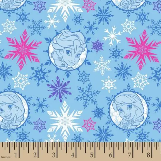 Disney&reg; Frozen Sisters Papercut Badges Toss Quilting Cotton Fabric {3}