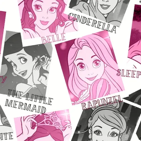 Disney&reg; Princess Photos Cotton & Spandex Fabric {1}