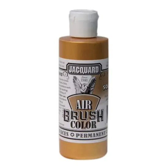 Jacquard Airbrush Color, 4oz. Metallic Solar Gold {1}