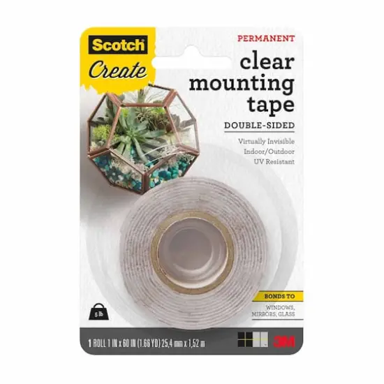 3M Scotch&reg; 1" Clear Mounting Tape {4}