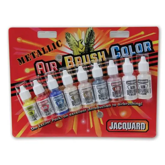 Jacquard Airbrush Metallic, 9-Color Set {1}