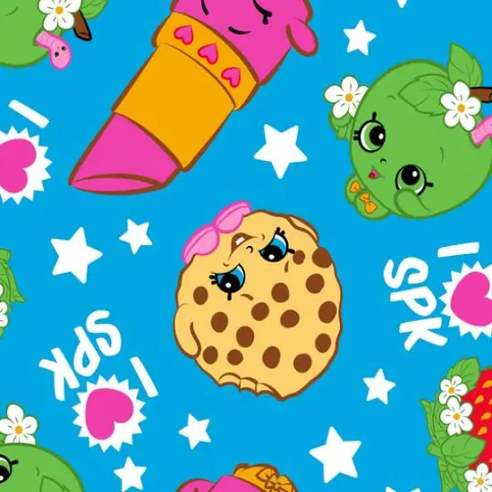 Shopkins Buddies Fleece Fabric {3}