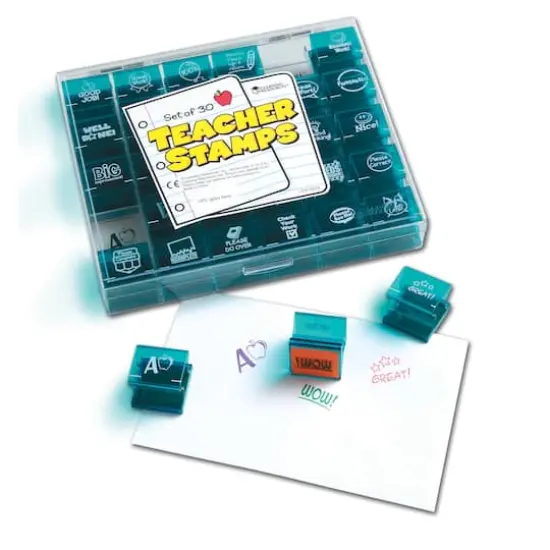 Jumbo Teacher Stamps, Pack of 30 {1}