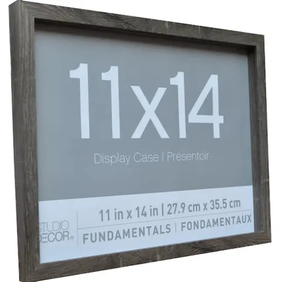 2 Pack Fundamentals 11" x 14" Gray Shadow Boxes by Studio D&eacute;cor&reg; {3}
