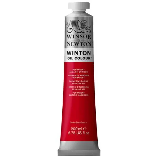 Winsor & Newton&trade; Winton 6.75oz. Oil Colour&trade; Paint Permanent Alizarin Crimson {1}