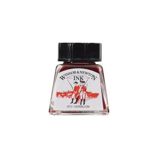 Winsor & Newton&reg; Drawing Ink, 14mL Vermilion {1}