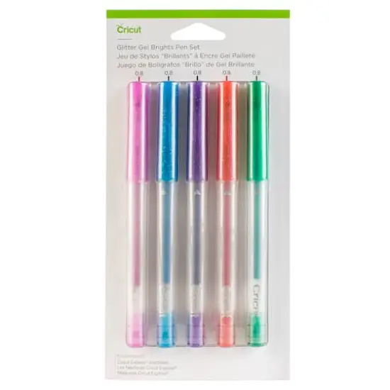 Cricut&reg; Glitter Gel Pen Set, Brights {1}