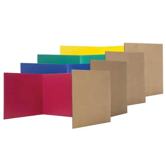 Assorted Colors Class Privacy Shields, Pack of 24 {1}