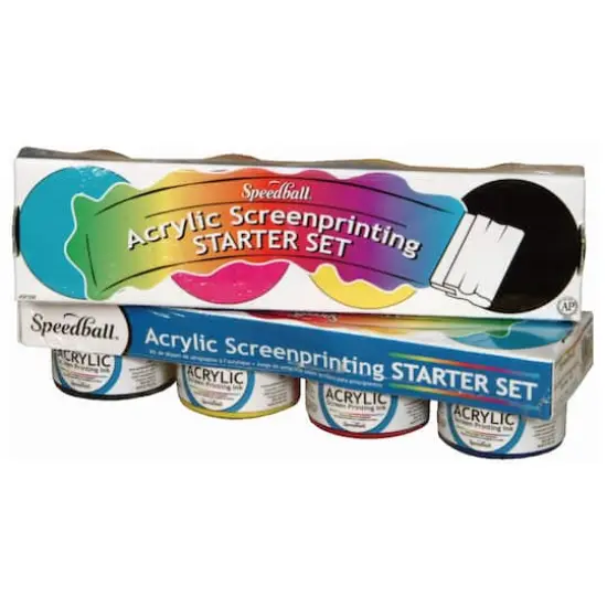Speedball&reg; Acrylic Screen Printing Starter Set {1}