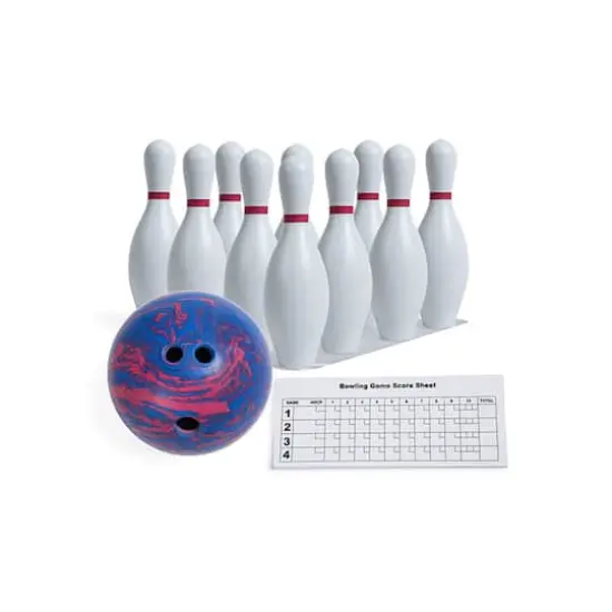 Champion Sports Plastic Bowling Ball & Pin Set {1}
