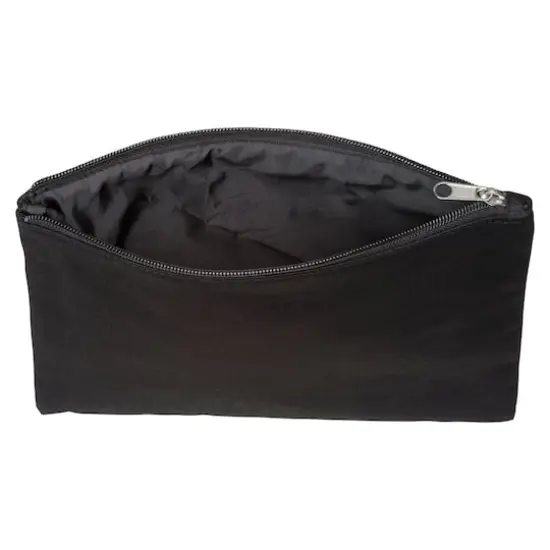 10" x 8" Black Canvas Pouch by Make Market&reg; {3}